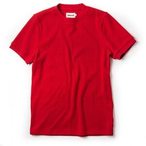 Taylor Stitch - The Heavy Bag Waffle Short Sleeve 42L in Cardinal